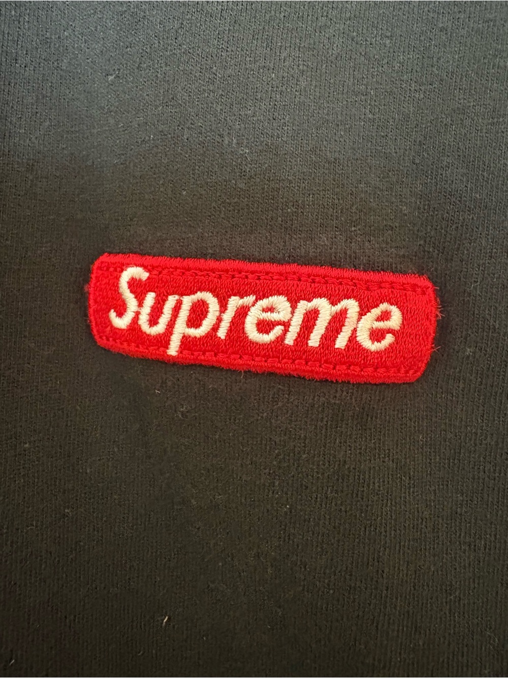 Supreme Red Boxed Logo T-Shirt Black Women size XL - Picture 8 of 12